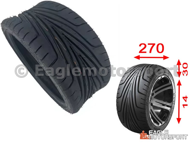 14" Achter band 270/30-14